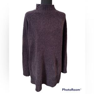Express Eggplant Purple Turtleneck Sweater